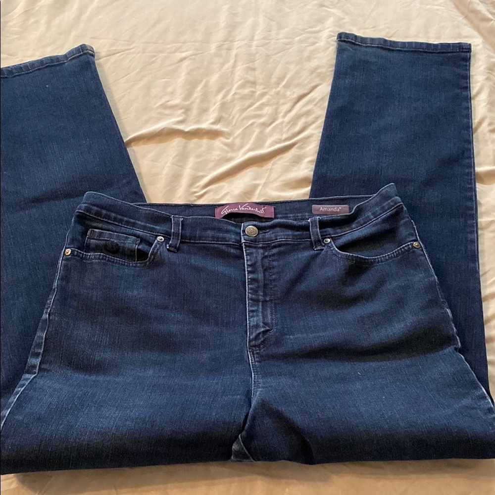 Gloria Vanderbilt Women's Straight Leg Jeans - Deep Indigo